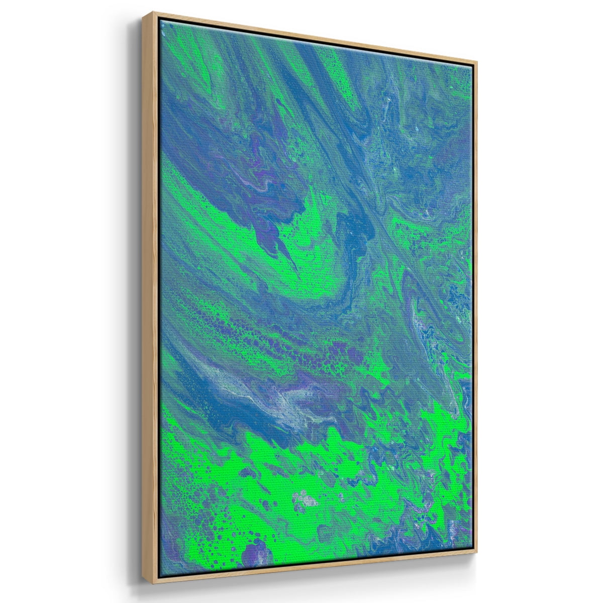 M93 Framed Premium Gallery Wrapped Canvas - Ready to Hang - 17 x 25 - Natural Wood Floating Frame
