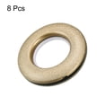 thumbnail image 3 of Unique Bargains 1-9/16'(40mm) Inner Dia. Plastic Curtain Grommets, Gold Tone, 8Pack, 3 of 5
