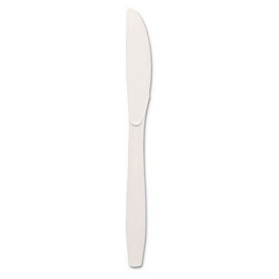 Dixie Heavyweight White Plastic Knives, 100 Count