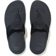 thumbnail image 3 of FitFlop Walkstar Midnight Navy Slip On Open Toe Stretchy Flat Slides Sandals (Midnight Navy, 7), 3 of 4