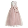 thumbnail image 2 of Ekidsbridal Girl Flower Girl Dresses - A-line Sequins Straps with Pre-tied Bow 177-A (Size: 2-12), 2 of 4