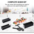 thumbnail image 5 of Kit para hacer sushi 11 piezas, electrodomésticos y moldes para sushi con cuchillo de súper calidad, kit para sushi Preparación para sushi, fácil de limpiar JFHHH pequeña, 5 of 5