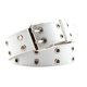 thumbnail image 1 of Cinturón de cuero con doble ojal para mujer con cadenas Hebillas Cinturones de cintura para pantalones Vestido , Talla única, 1 of 6
