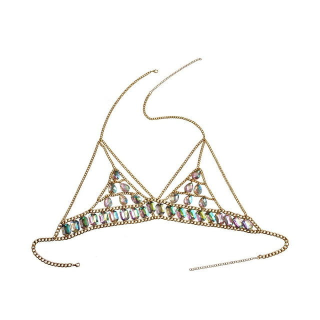 Decoraciones de la joyería del collar del de del cuerpo del Rhinestone de Boho