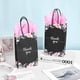 thumbnail image 4 of Bolsas de regalo DjinnGlory Thank You negras con estampado floral con asas, 50 unidades, 4 of 9