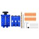 thumbnail image 1 of Pocket Hole Drill Guide 3-Holes Aluminum Alloy Woodworking Hole Punch Locator Tool 9mmPocket Hole Drill Guide with Standard Accessories, 1 of 5