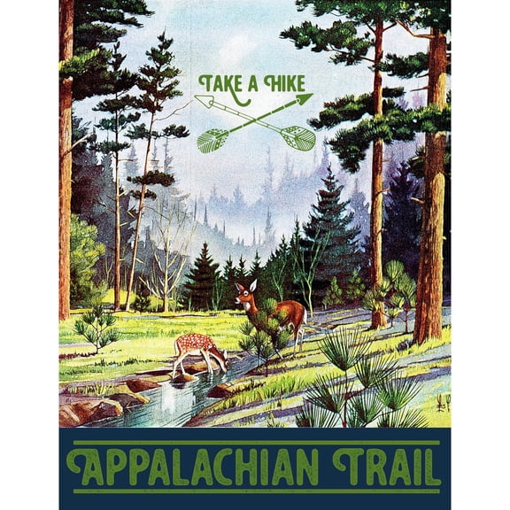 Marmont Hill - "Travel Appalachian Trail" Painting Print on Wrapped Canvas