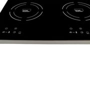 True Induction TI-2C Protable UL1026 Certified, 23-inch Dual Induction Cooktop 1750W Glass-Ceramic Top with FREE Carrying Bag & 2 Silicone Mats