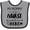 Heather and Black, variant on Inktastic My Mommy is a Nurse and a Hero Boys or Girls Baby Bib
