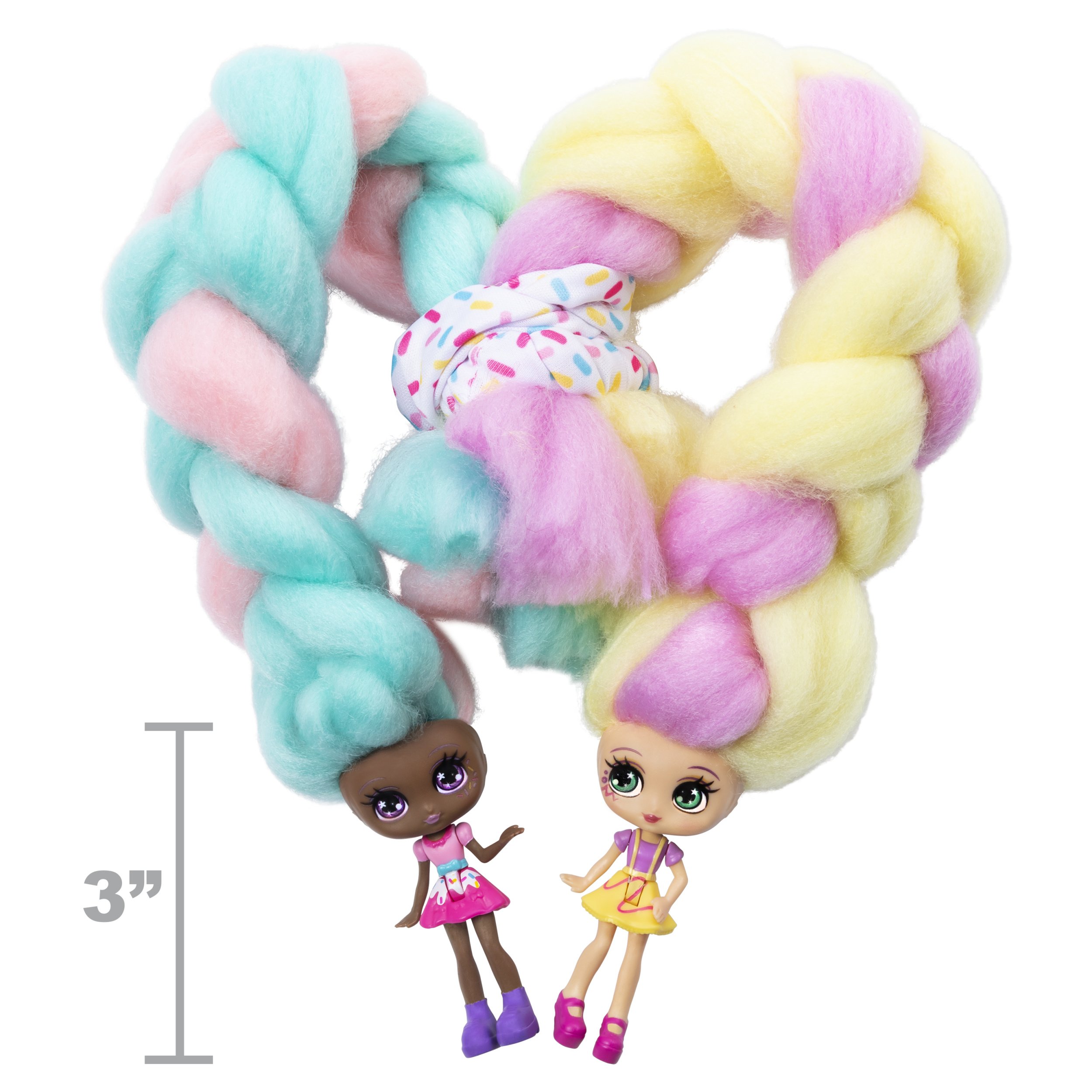 Candylocks, Bff 2-Pack, Jilly Jelly and Donna Nut, Scented Collectible Dolls with Accessories - image 6 of 6