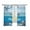 starfishXM9135, variant on Orange White Geometric Sheer Curtains 45 Inch Length Rod Pocket Semi Transparent Light Filtering Window Drapes for Kitchen Bedroom Living Room,2 Panels, Minimalist Morocco Pattern