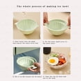 thumbnail image 3 of 2 Pack Ice Cuble Mold ,Ice Bowl Mold for Cold Food Buffet Server,Ice Molds Fun Shapes (Medium,Green), 3 of 5