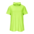 thumbnail image 6 of Fanxing Women's Sun Hoodie with Built-In Face Mask Sun Shirt Green,XL, 6 of 8