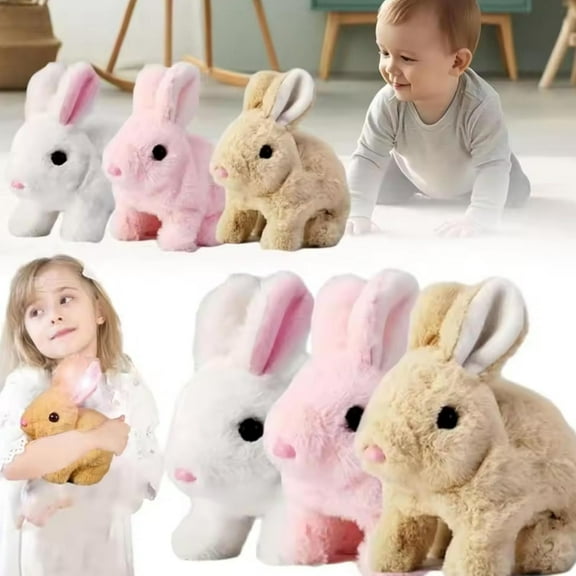 Kalbooz Realistic Bunny,Wollerahorizons Bunny My Realistic Bunny Toy,Bunny Realistic Bunny Toy (Brown)