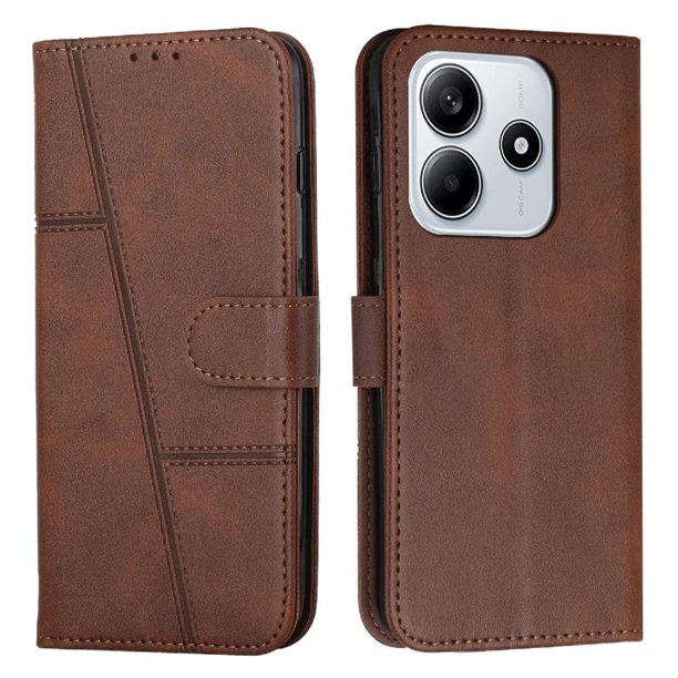 Funda Flip para FOXDOCK Xiaomi Redmi Note 14 4G – Carcasa delgada y resistente a impactos con soporte para uso diario y profesional