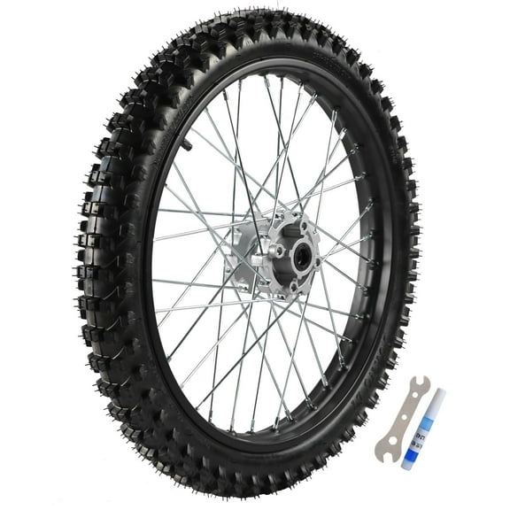 High Performance 19" Front Wheel 70/100-19 Dirt Bike Tire and Rim 15mm Bearing for Pit Bike Motocross Motorcycle SSR Taotao Apollo 125cc 140cc 150cc 160cc 200cc 250cc