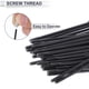 thumbnail image 5 of Ofertas Únicas 1 Juego de Radios Universales para Bicicleta 13G Nipples de Radios de Rueda de Bicicleta 45 Acero Negro-107mm, 5 of 7