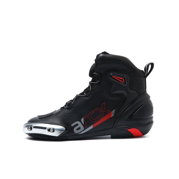 Botas de moto elegantes: diseño clásico, cómodas y transpirables, adecuadas tanto para desplazamientos diarios como para conducción informal., negro,44