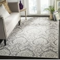 thumbnail image 2 of SAFAVIEH Blossom Travis Geometric Wool Area Rug, Dark Grey/Ivory, 8' x 10', 2 of 5