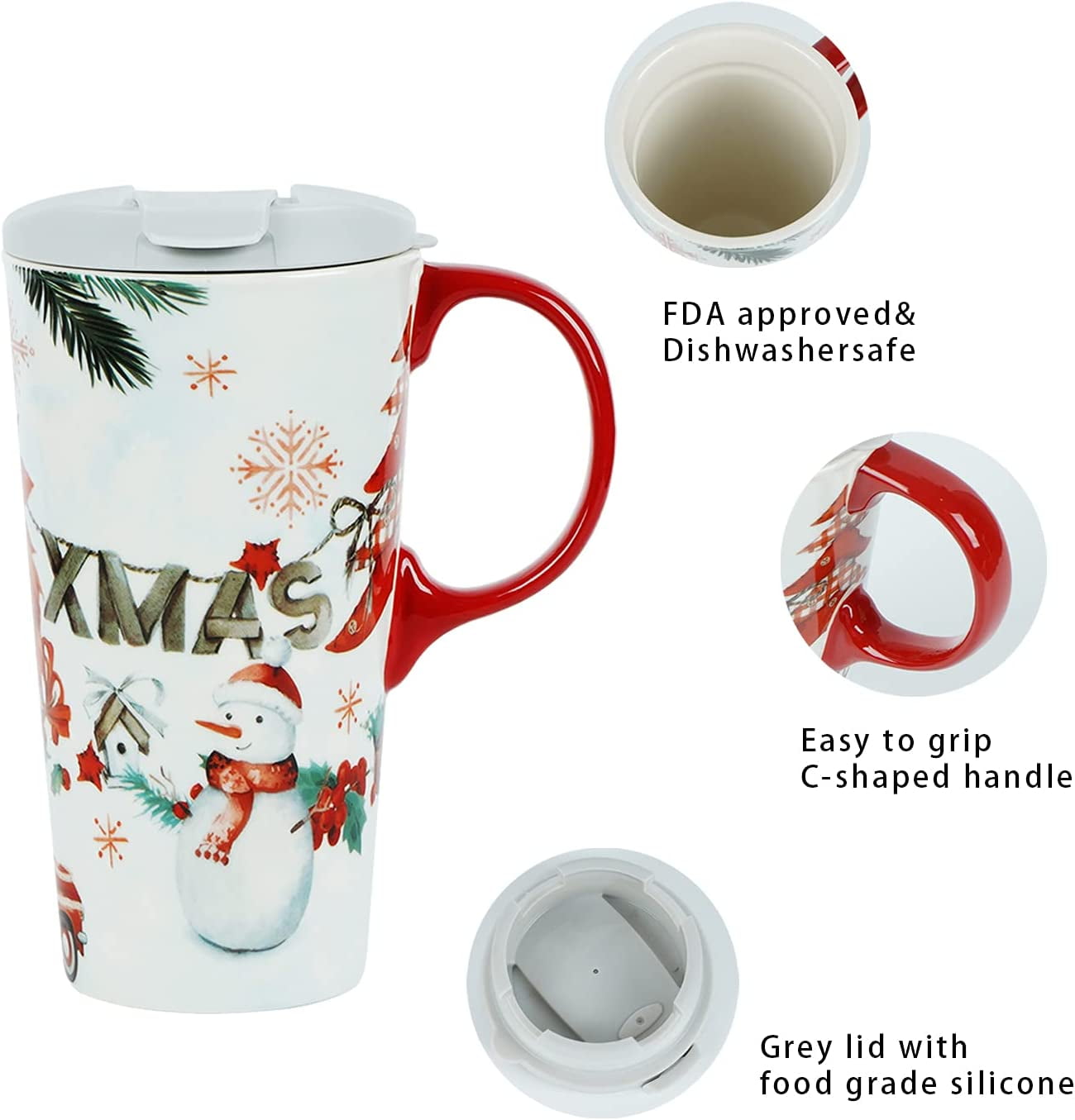 Well Hung Christmas Travel Coffee Mug – Turquoise and Tequila