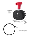thumbnail image 4 of 56 inch Throttle Cable with Handle for Push Lawn Mower Control Lever ReplacementTAPDRA Spare Part, 4 of 4