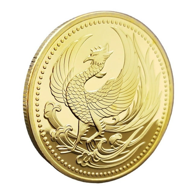 Moneda Phoenix Nirvana Anime de cultura tradicional, 4 cm, 30 g