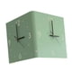 thumbnail image 3 of Reloj de pared moderno de doble cara, reloj de pared, decoración de pared, modo de iluminación doble para interiores Verde, 3 of 9