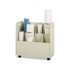 Laminate Mobile Roll Files 8 Compartments, 30.13w x 15.75d x 29.25h, Putty
