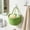 Green, variant on Yomiee Wall Mount Woven Organizer Basket, Woven Basket in Pink, Compact Size for Entryways and Small Rooms, for Apartments, Dorm Rooms, Offices, Nurseries and Small Space Organizing