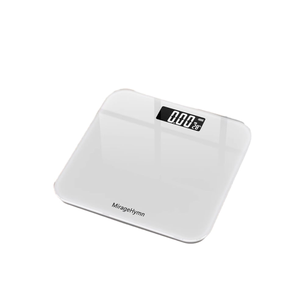 MirageHymn Bathroom scales, Bathroom Scale for Body Weight, Capacity up to 400 lbs, Batteries Included