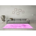 thumbnail image 3 of Ahgly Company Indoor Square Persian Pink Traditional Area Rugs, 5' Square, 3 of 4