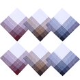 thumbnail image 2 of La Closure Men's 100 Cotton Handkerchiefs 6 Pack, 2 of 10