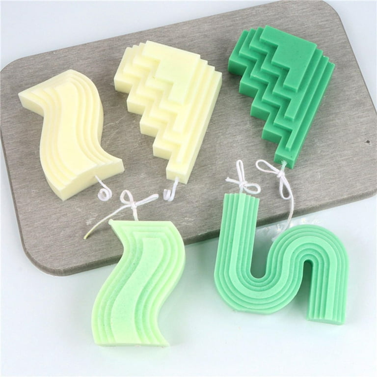 Incraftables Silicone Soap Molds for Soap Making, DIY Bars, Bath Bombs,  Cake & Candles (3 Set) 