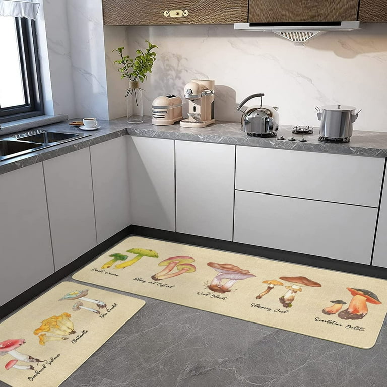 Kitchen Runner Rugs Non Skid Washable Absorbent Rubber Backed