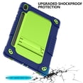 thumbnail image 3 of FIEWESEY for Samsung Galaxy Tablet S9 11 in / Galaxy Tablet S9 FE 5G 2023 Shockproof Kids Friendly Case with S Pen Holder / Kickstand / Shoulder Strap for Galaxy Tab S9 FE 10.9''/ S9 11'' (Navy Green), 3 of 6