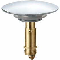 Universal Pop-Up Drain Plug for Sink, Steel Ball Core, Anti-Clogging, Compatible with Kitchen and Bathroom