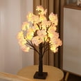 thumbnail image 1 of WIFKLSIIPG Cherry Tree Lamp 18inch 24LED Bonsai Tree Lights with 8 Modes for Bedroom Spring Wedding Silk Flowers Tree with Battery USB Operated (Warm White)(Pink), 1 of 6