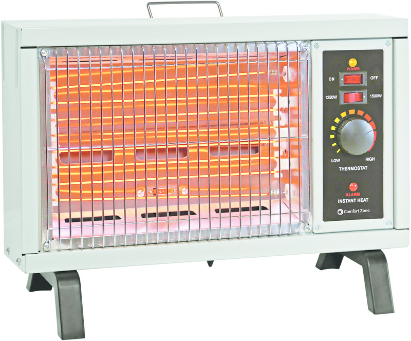 Comfort Zone 150 Sq Radiant Quartz Heater Ft Maestroswiss Com