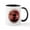 White/Black Inside, variant on CafePress - Peanuts: Dad Outta This World Mug - 11 oz Ceramic Mug - Novelty Coffee Tea Cup