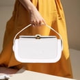 thumbnail image 5 of Bolso bandolera con solapa de tela colorida, elegante y funcional., 5 of 5