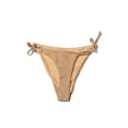 thumbnail image 2 of Gold Shimmer Heart Bikini Bottom - Women's Swimwear, Tie Side, 2 of 4