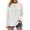 White, variant on yunLCZ Womens Long Sleeve Shirts 2025 New Women's Cotton Top Round Neck Long Sleeve T Shirt Spring Summer Outfits 3247