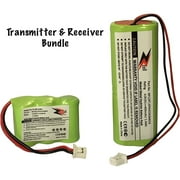 2-Pack Bundle ZZcell Battery for Dogtra Transmitter & Receiver BP12RT, BP20R, YS-200 Dog Collar, 200NC, 200NCP, 202NCP, 280NCP, 282NCP, 1900NCP, 300M, 302M, 7000M, 7002M, 7100H, 7102H, 7100, 7102