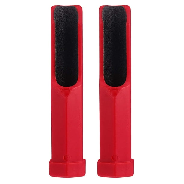 EeaseMX 2 herramientas para puntas de taco de billar, pulidor y afilador (rojo)