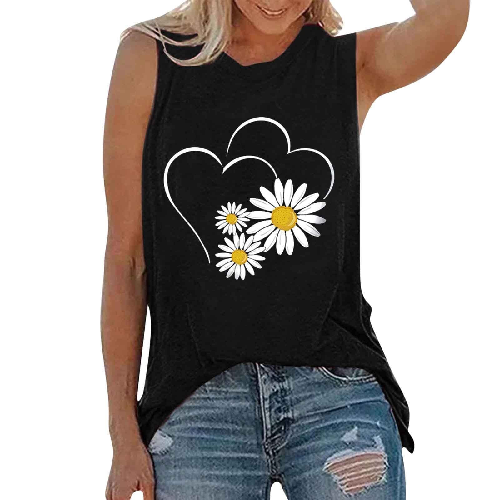 In A World Full Of Roses Be A Sunflower Tank Top-Sunflower Tank Top-Muscle Tank-Gardening Tank-Boho Tank-Summer Tank-Spring Tank-Plant Lover
