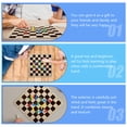 thumbnail image 2 of Miangastore 48pcs Flight Chess Chessman Pawn Game Pieces Wooden Board Game Pieces, 2 of 8