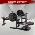 thumbnail image 3 of Alician 1050LBS Chest Press Machine with Converging Arms,Bench Press Machine with Independent Flat Bench, Heavy Duty Bench Press Rack for Home Gym,Chest Workout Equipment, 3 of 8