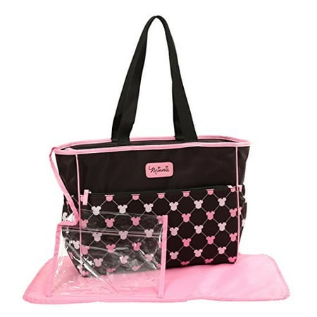Minnie Mouse &quot;Toss Heads&quot; Tote Diaper Bag - 0