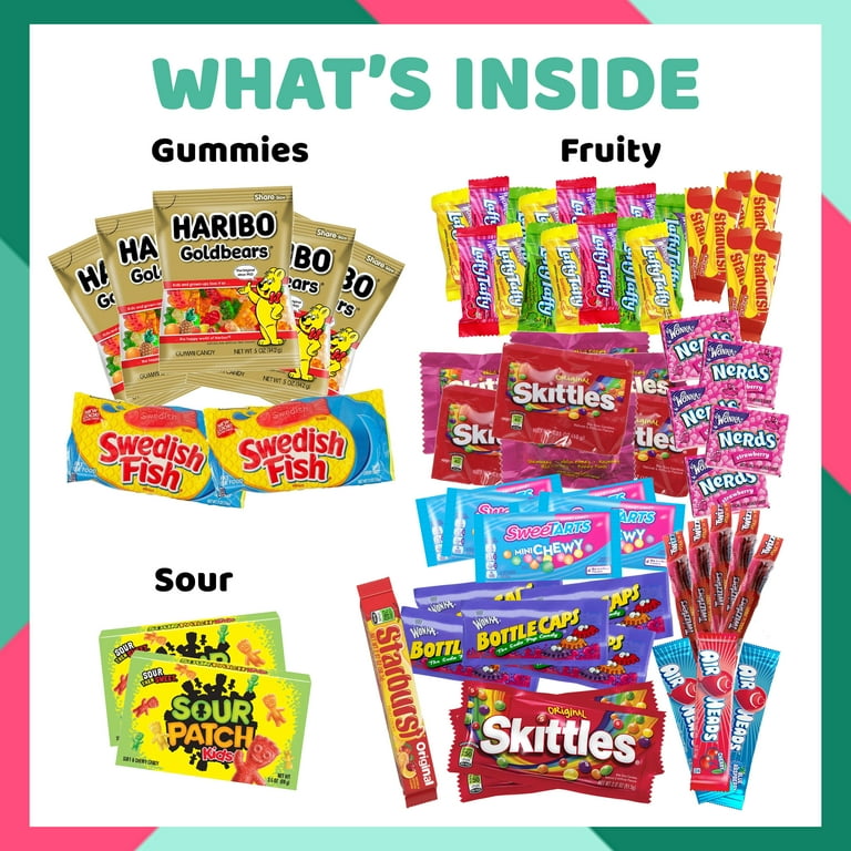 The Care Crate Ultimate Candy Snack Box Care Package ( 40 piece