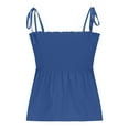 thumbnail image 5 of Mittory Summer Beach Tanks for Women Sexy Going Out Tops Cute Peplum Babydoll Shirts, 5 of 5